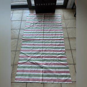 Henredon striped vintage upholstery fabric 32”w x 55”l